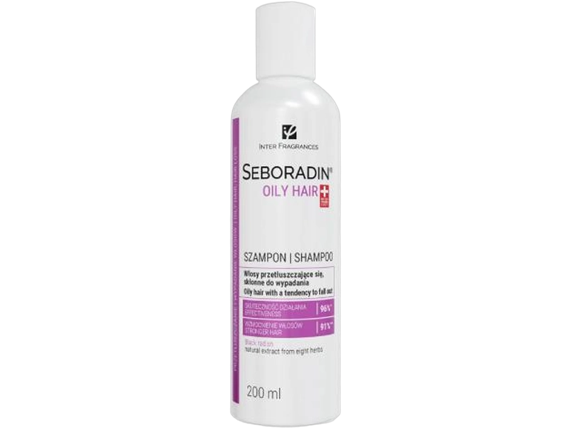 Seboradin Oily Hair włosy przetłuszczające się i skłonne do wypadania, szampon, 200 ml