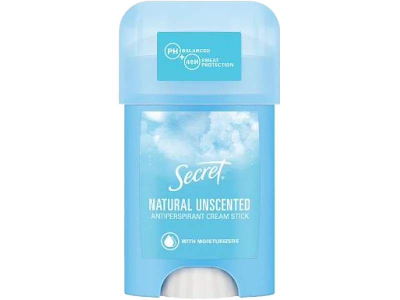 Secret natural unscented, roll-on, 40 ml