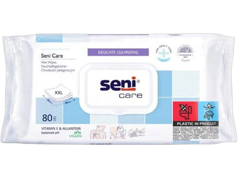 Seni Care, chusteczki, 80 szt.