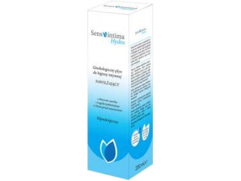Sensointima Hydro Ginekologiczny płyn do higieny intymnej nawilżający, 200 ml