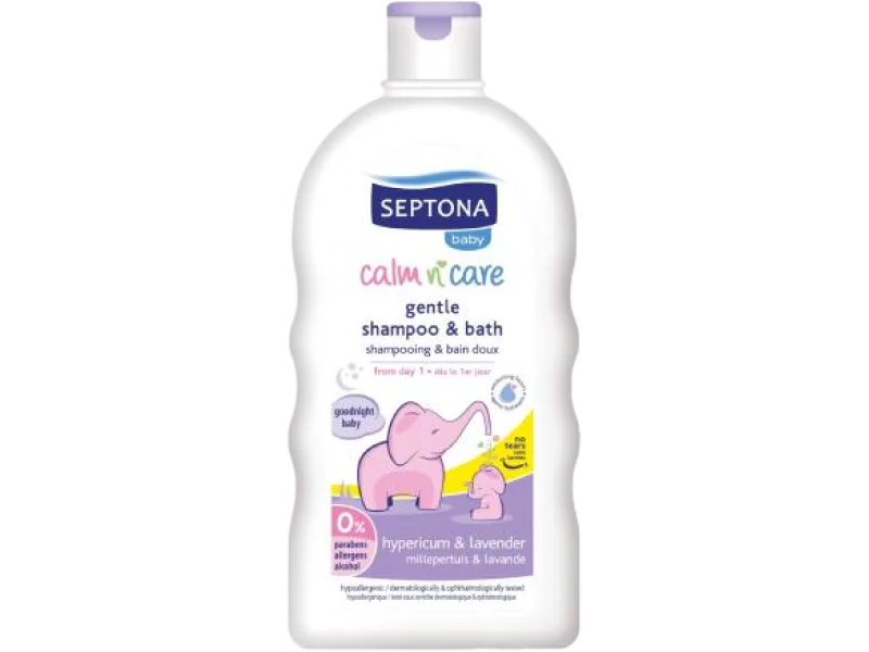 SEPTONA Delikatny szampon i płyn do kąpieli z dziurawcem i lawendą, 200 ml
