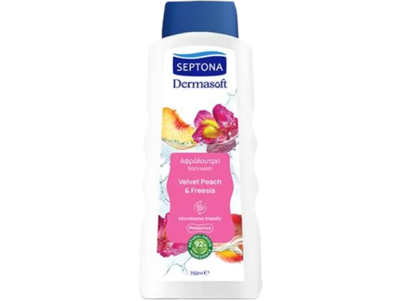 Septona Dermasoft Bodywash Velvet Peach & Freesia, żel, 750 ml