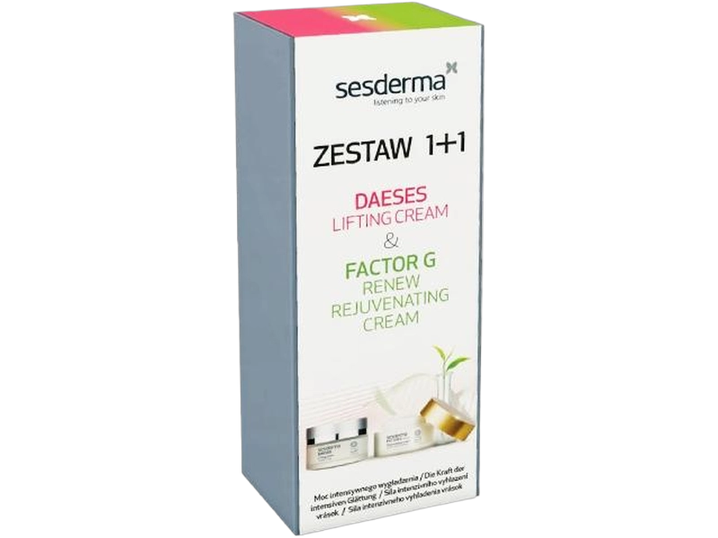Sesderma krem liftingujący Daeses + krem Factor G Renew, 50 ml