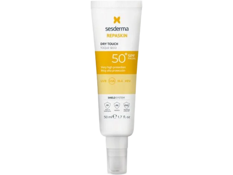 Sesderma Repaskin Dry Touch Fotoprotektor słoneczny, krem, 50 ml