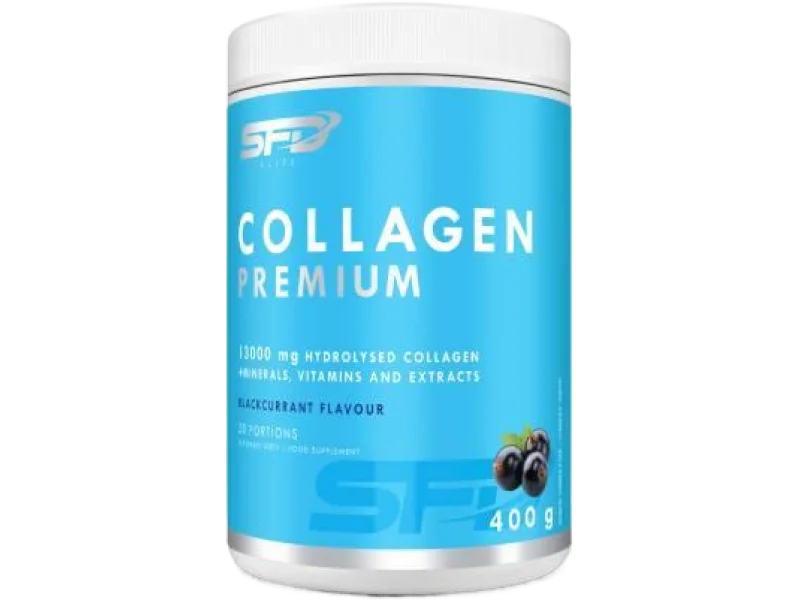 SFD Collagen Premium o smaku Czarnej Porzeczki, proszek, 400 g