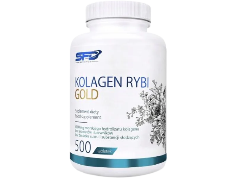 SFD Kolagen Rybi GOLD, tabletki, 2000 mg, 500 tabl.
