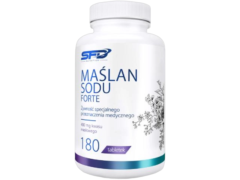 SFD Maślan sodu forte, tabletki, 600 mg, 180 tabl.