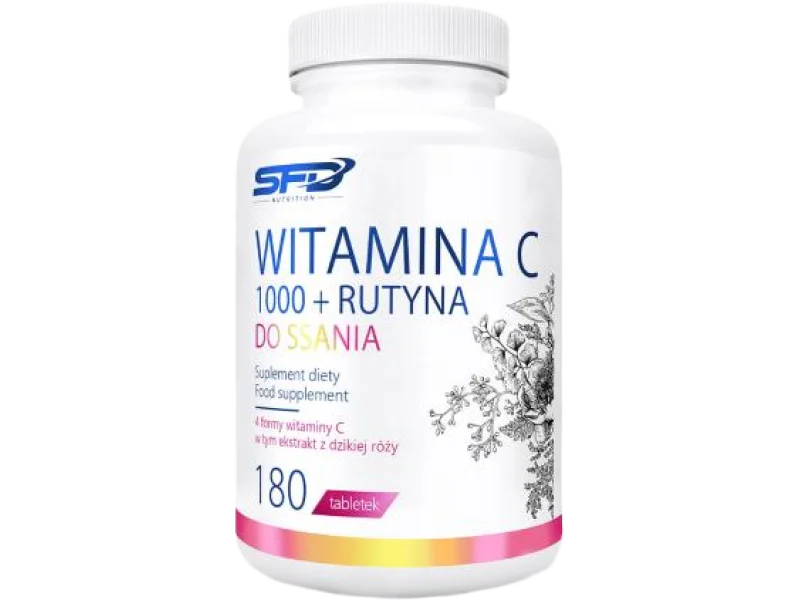 SFD Witamina C 1000 + Rutyna, tabletki do ssania, 180 tabl.