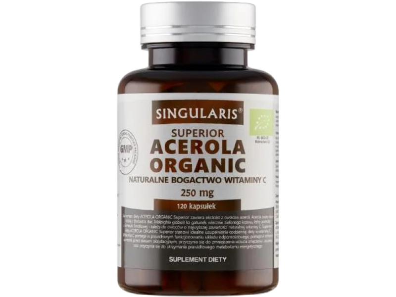 SINGULARIS Acerola Organic, kapsułki, 42,5 mg, 120 kaps.