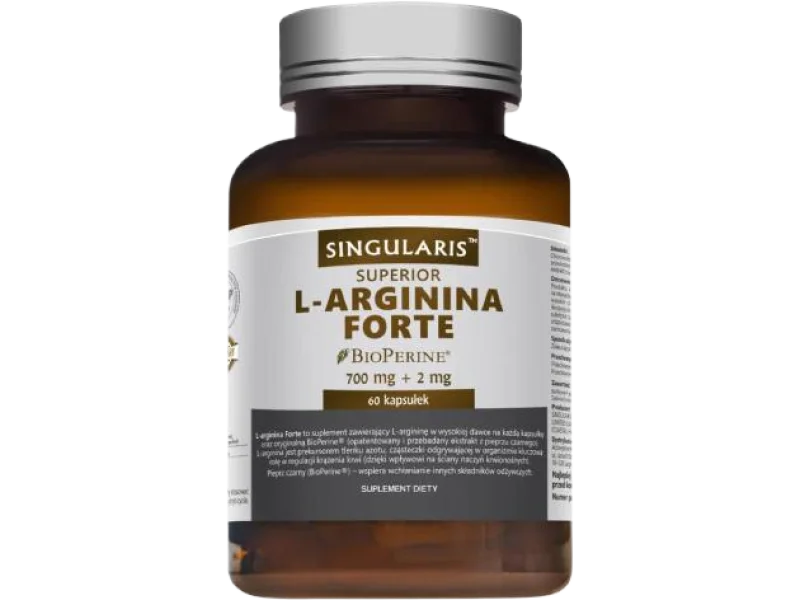 SINGULARIS L-Arginina Forte, kapsułki, 700 mg, 60 kaps.