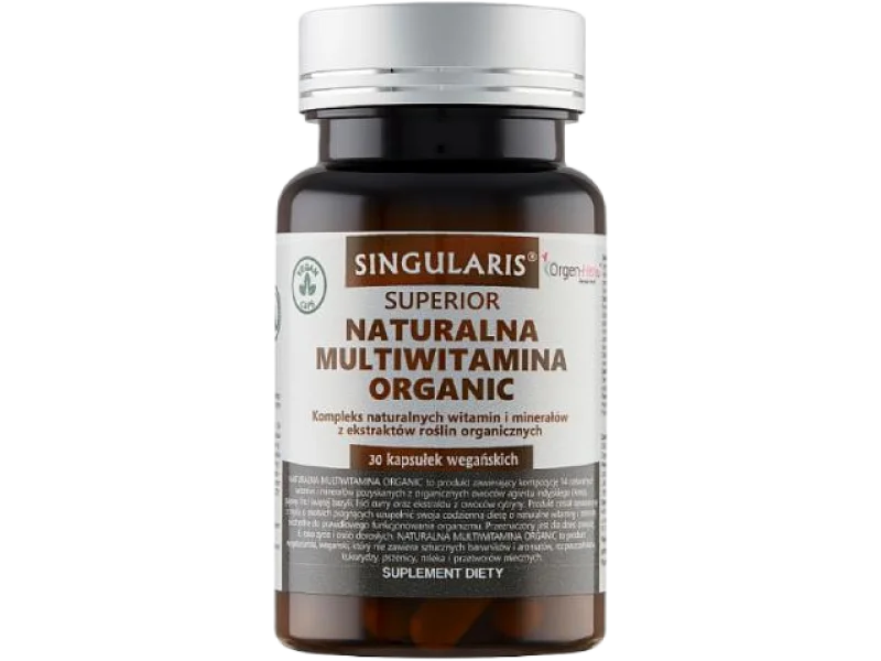 SINGULARIS Naturalna multiwitamina Organic, kapsułki, 60 kaps.