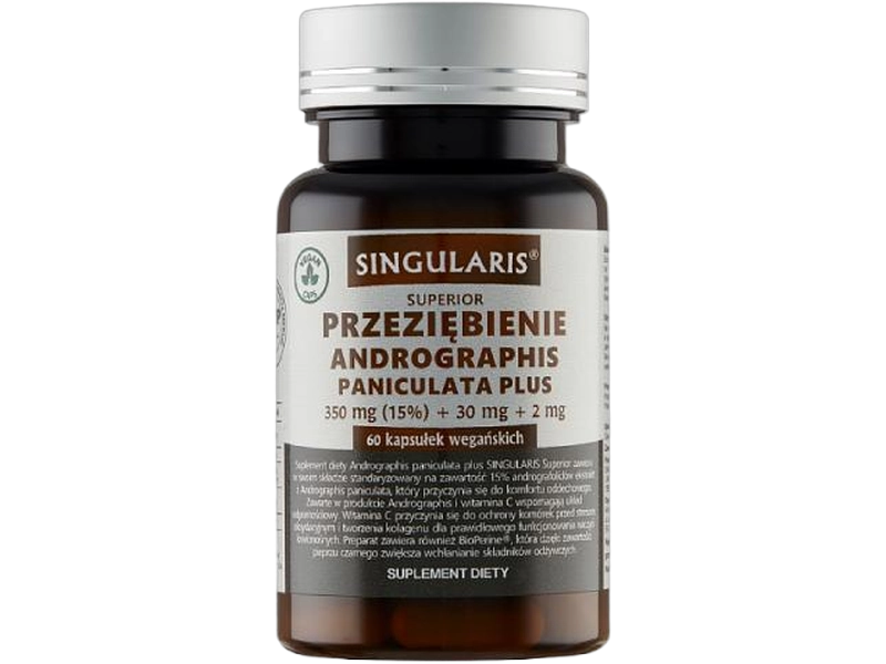 Singularis Przeziębienie andrographis paniculata plus, kapsułki, 60 kaps.