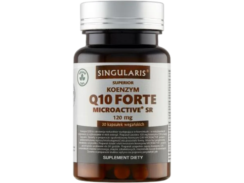 SINGULARIS Superior Koenzym Q10 Forte Microactive SR, kapsułki, 120 mg, 30 kaps.