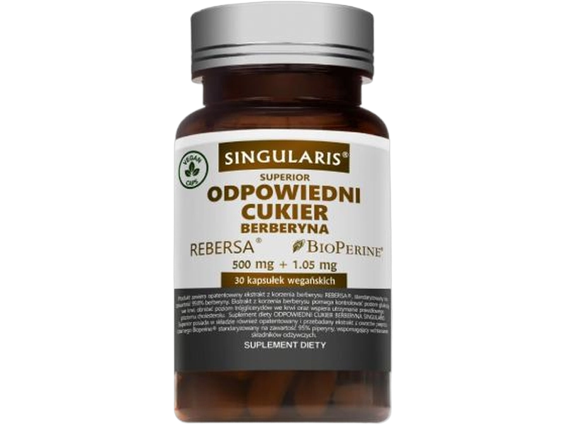 Singularis Superior Odpowiedni cukier, kapsułki, 60 kaps.