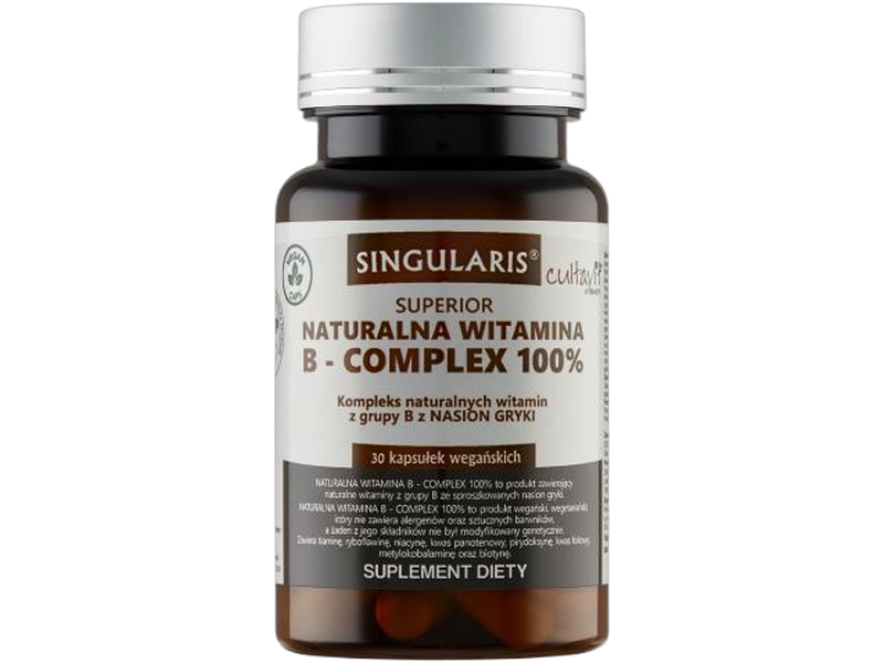 Singularis Superior Witamina B-complex organic, kapsułki, 30 kaps.