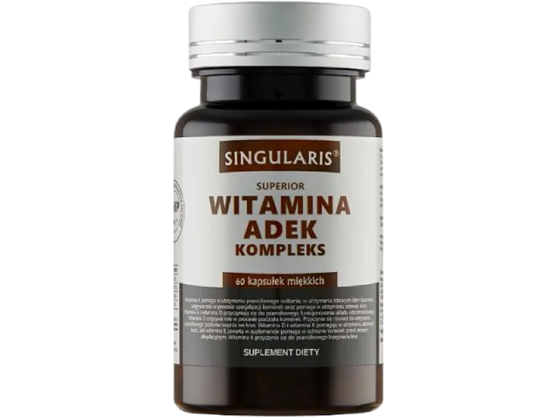 SINGULARIS Witamina ADEK Kompleks, kapsułki miękkie, 60 kaps.