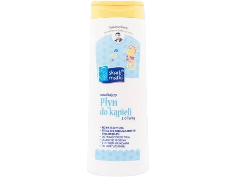 SKARB MATKI Płyn do kąpieli nawilżający z oliwką, 400 ml