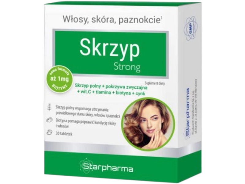 Skrzyp strong, tabletki, 30 tabl.