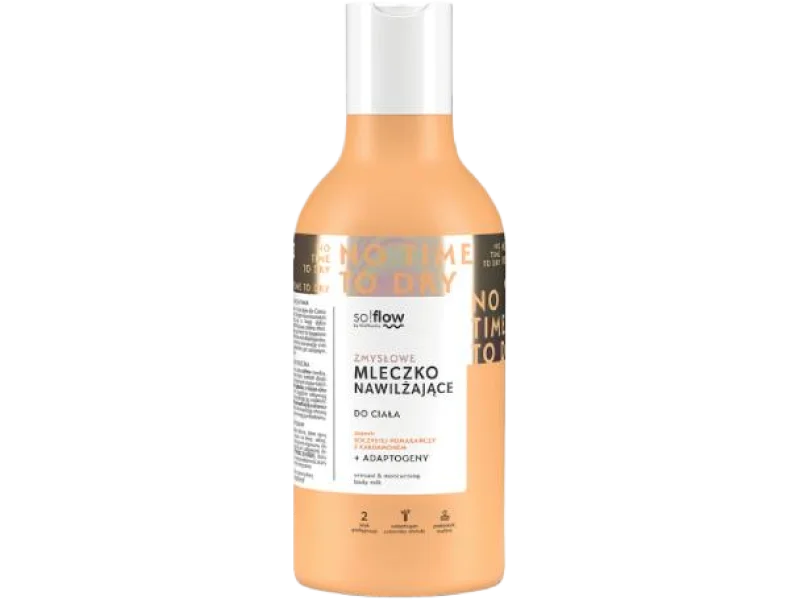 so!flow by Vis Plantis Mleczko do ciała pomarańcza i kardamon, 400 ml
