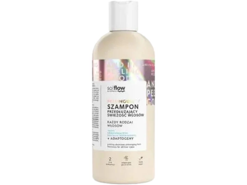 So!Flow szampon peelingujący przedłużający świeżość włosów, 400 ml