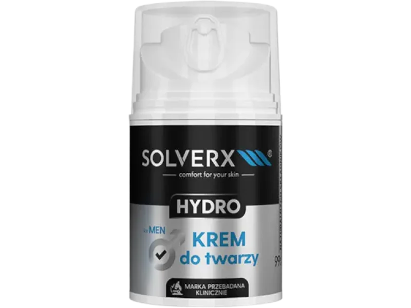 Solverx Hydro For Men krem do twarzy, 50 ml