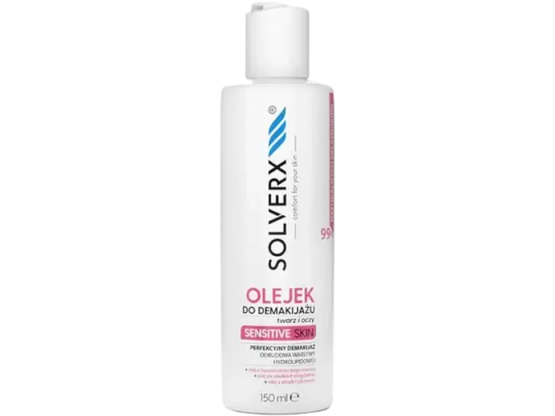 Solverx Sensitive Skin Woman olejek do demakijażu, 150 ml