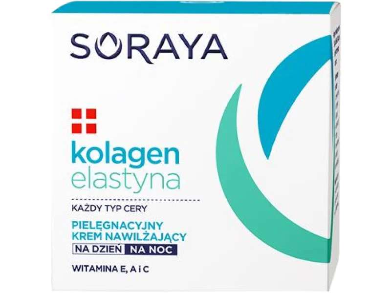 SORAYA Kolagen+Elastyna pielęgnacyjny krem nawilżający, 50 ml