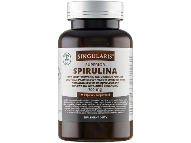 Singularis Spirulina, kapsułki, 120 kaps.