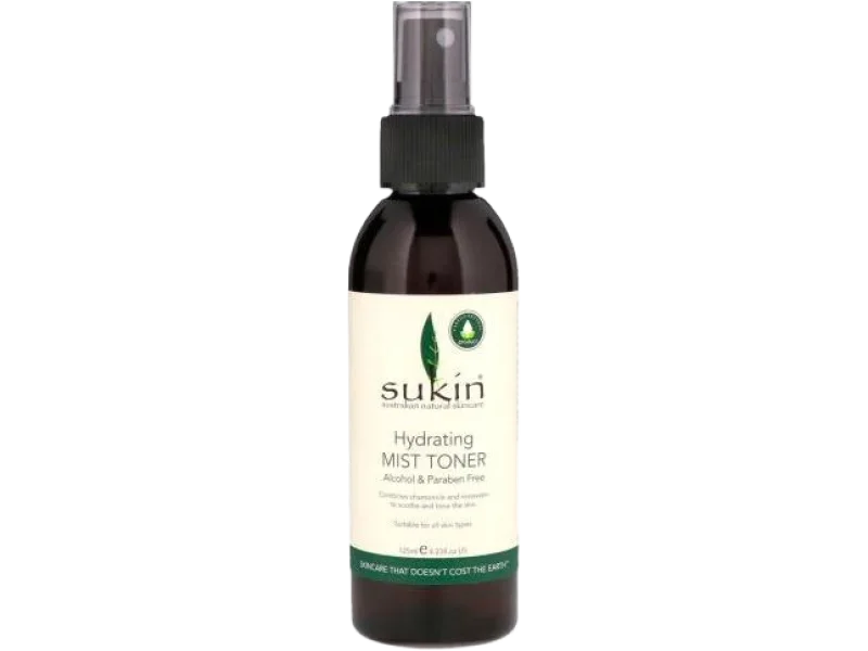 Sukin nawilżająca mgiełka tonizująca Hydrating Mist Toner, 125 ml