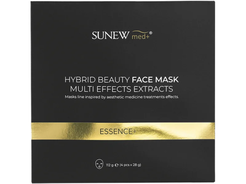 SunewMed+ Essence+ maska hybrydowa z peptydami i śluzem ślimaka, 4 szt.