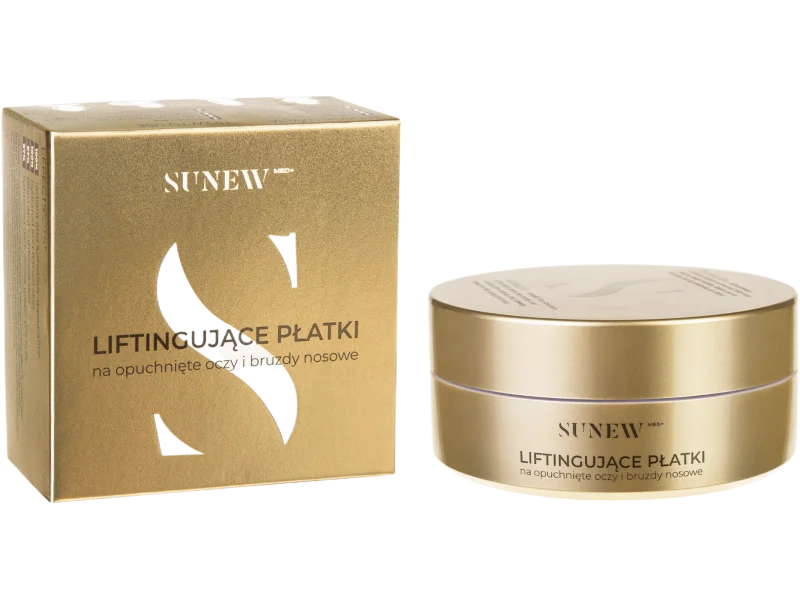 SunewMed+, liftingujące płatki na opuchnięte oczy i bruzdy nosowe, 60 szt.