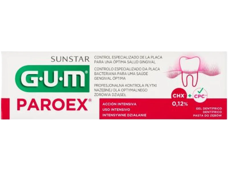SUNSTAR Gum pasta Paroex 0,12% CHX, 75 ml