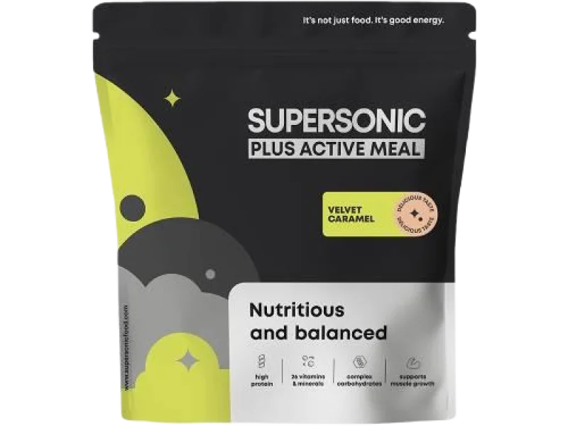 Supersonic Plus Active Meal pełnowartościowy posiłek o smaku karmelowy klasyk, proszek, 1000 g