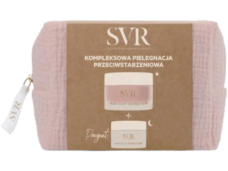 SVR DENSITIUM Zestaw Rewitalizujący krem przeciwzmarszczkowy + Intensywnie regenerujący balsam do twarzy na noc, 50 + 15 ml