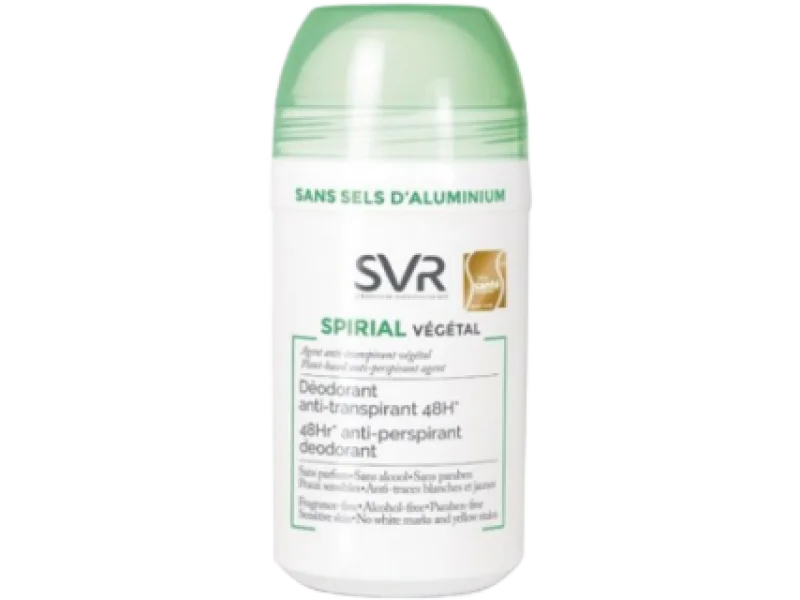 SVR SPIRIAL Vegetal Antyperspirant, roll-on, 50 ml