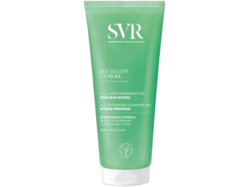 SVR Spirial żel do mycia ciała z tendencją do nadpotliwości, 200 ml