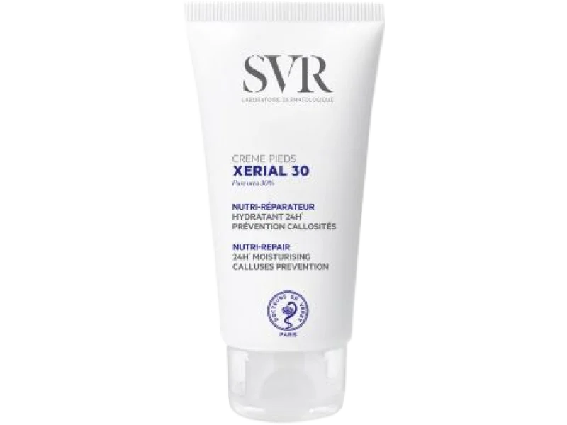 SVR XERIAL 30 Krem do stóp, 50 ml