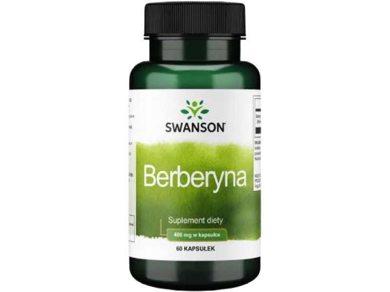SWANSON Berberyna 400mg, kapsułki, 400 mg, 60 kaps.