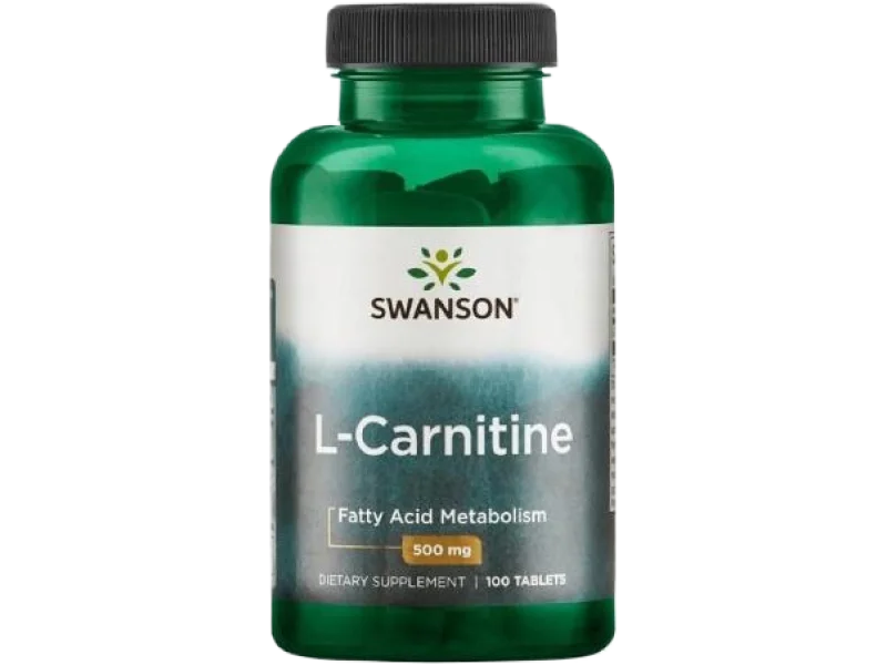 SWANSON L-Karnityna 500mg, tabletki, 500 mg, 100 tabl.
