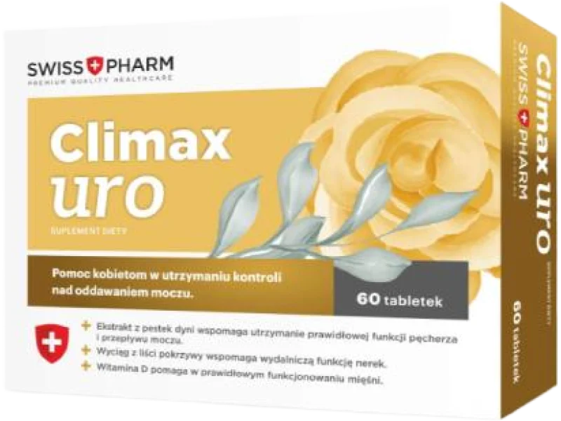 Swiss+Pharm Climax URO, tabletki, 60 tabl.