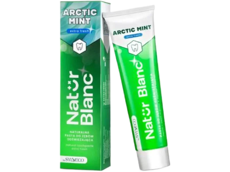 SYLVECO Natur Blanc Pasta do zębów odświeżająca ARCTIC MINT, 100 ml