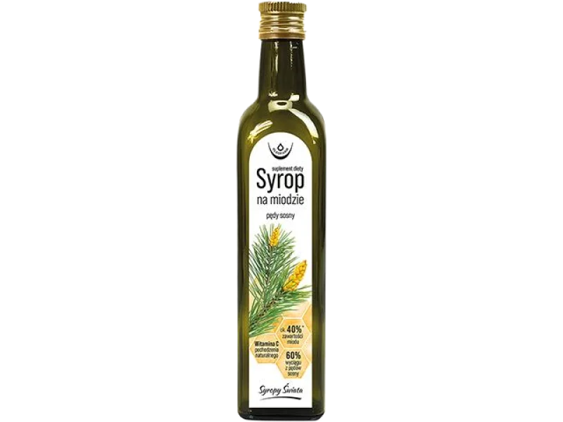 Syrop na miodzie pędy sosny, 250 ml