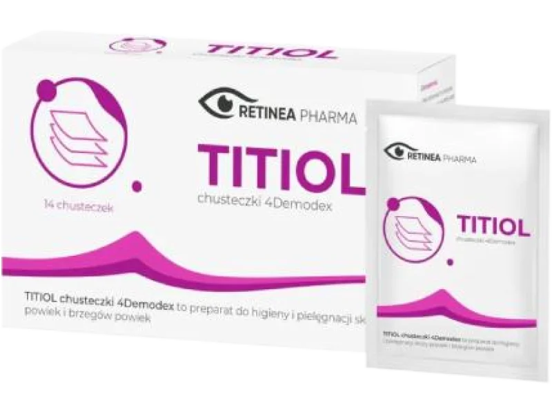 Titiol chusteczki 4Demodex, 14 szt.