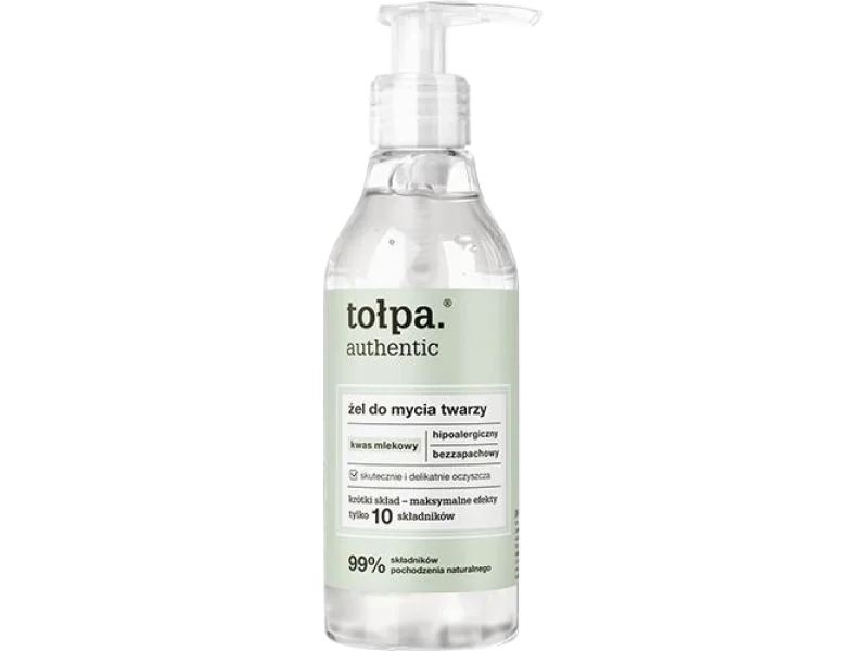 Tołpa Authentic żel do mycia twarzy, 195 ml