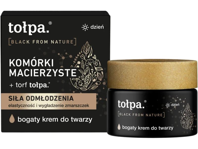 Tołpa Black From Nature bogaty do twarzy na dzień, krem, 50 ml