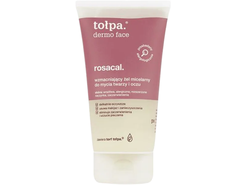 Tołpa Dermo Face Rosacal żel micelarny do mycia twarzy i oczu, 150 ml