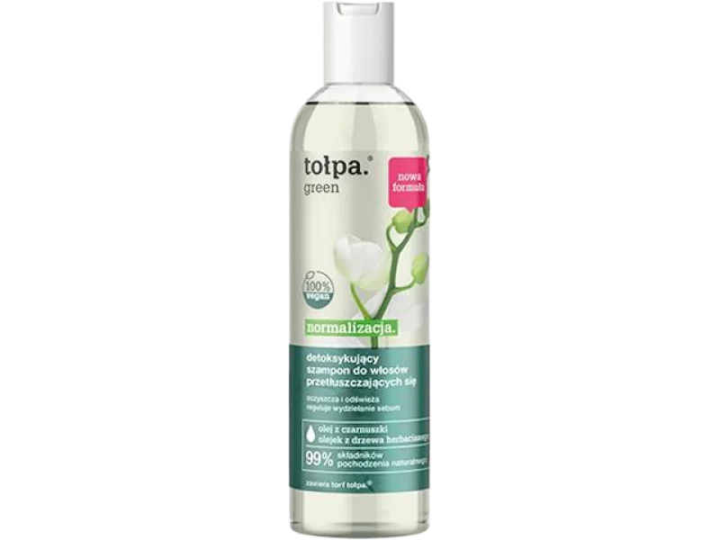 Tołpa Green Normalizacja detoksykujący do włosów przetłuszczających się, szampon, 300 ml