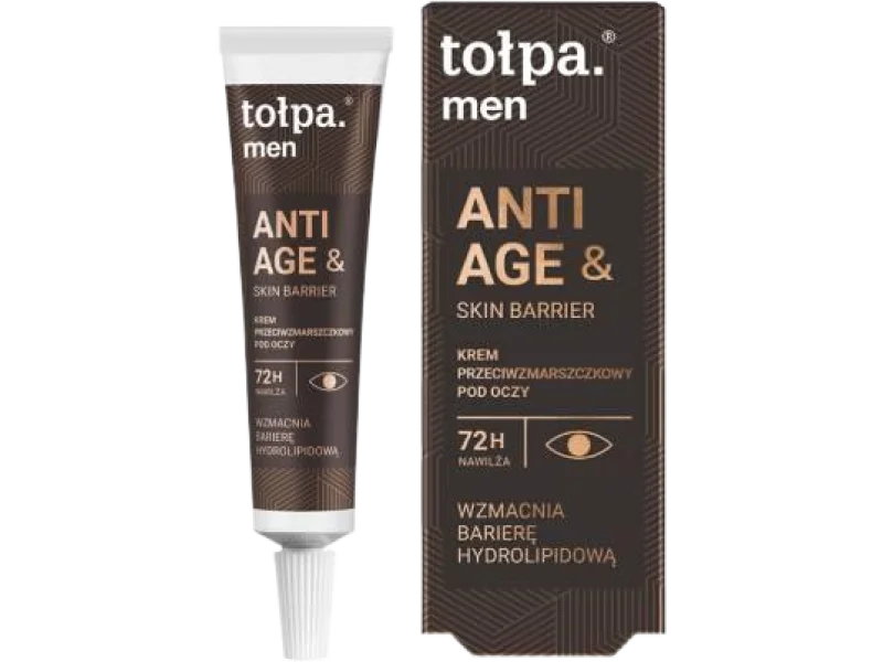 Tołpa Men Anti Age & Skin Barrier Krem przeciwzmarszczkowy pod oczy, 10 ml