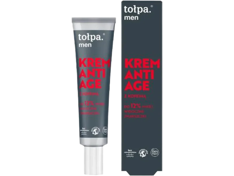 TOŁPA MEN Krem Anti Age z kofeiną, 40 ml