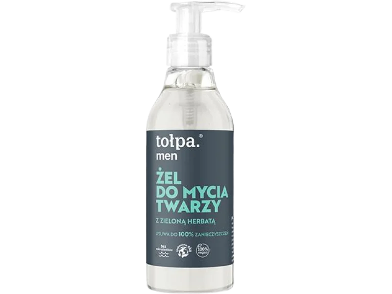 Tołpa Men żel do mycia twarzy z zieloną herbatą, 195 ml